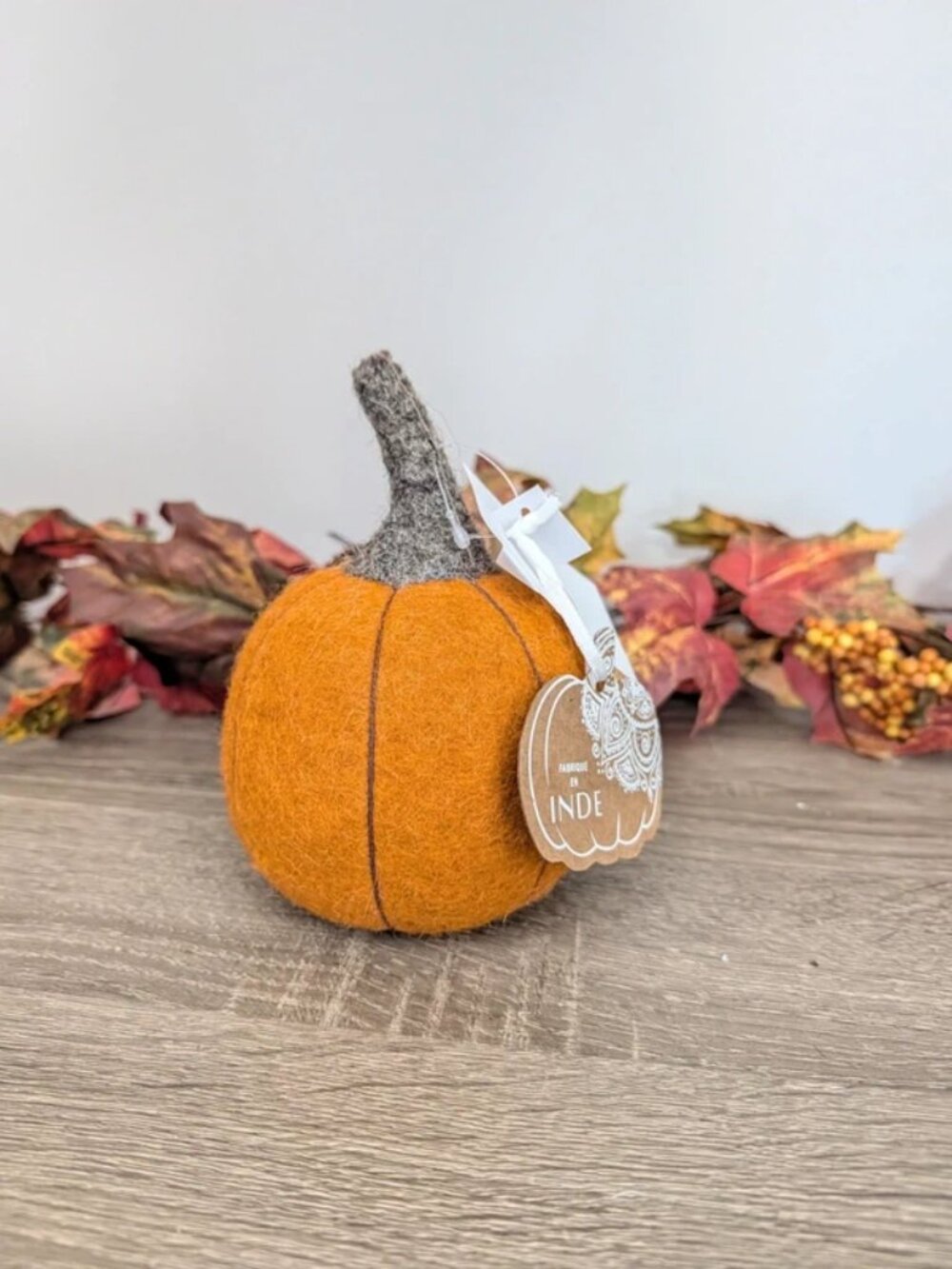 Tjmaxx homegoods fall decor orange Felted wool pumpkin